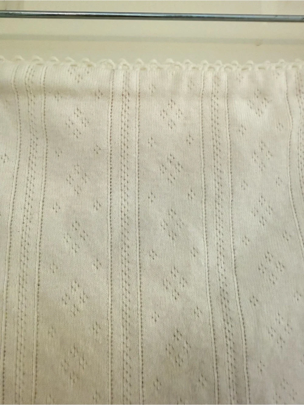 MY MUM MADE IT WHITE POINTELLE COTTON MAXI SKIRT M/L - Picture 13 of 13